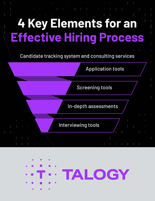 4 key elements for an effective hiring process cta infographic cover