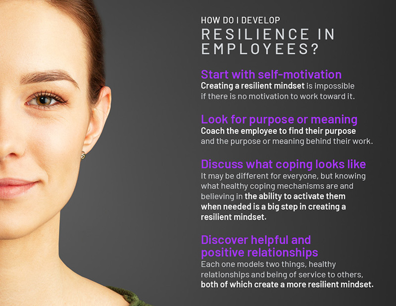 How do I develop resilience in employees?